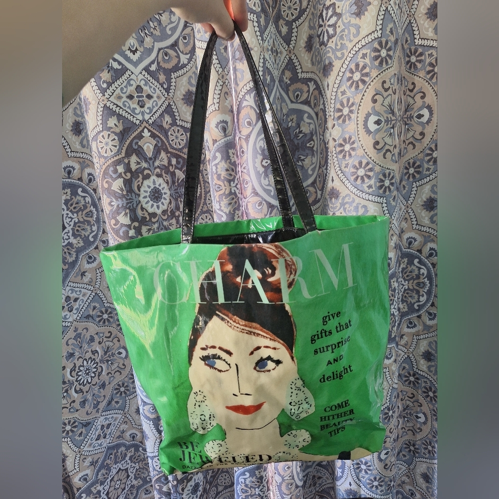 Collectible Kate Spade Magazine Cover Tote Bag